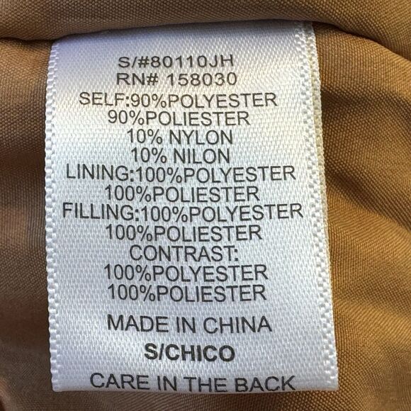 Love Tree Corduroy Jacket Womens Sz Small Sherpa Collar Pockets Button Front NWT - Picture 8 of 9